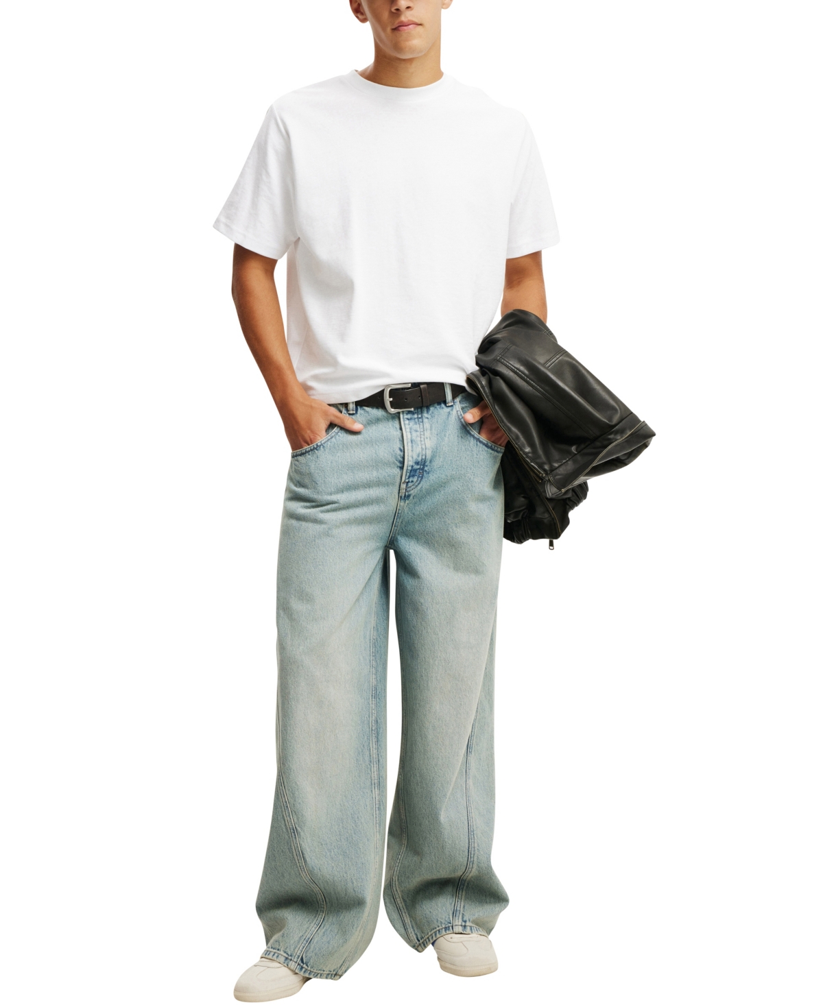 Shop Cotton On Men's Super Baggy Balloon Jean In Fever Blue