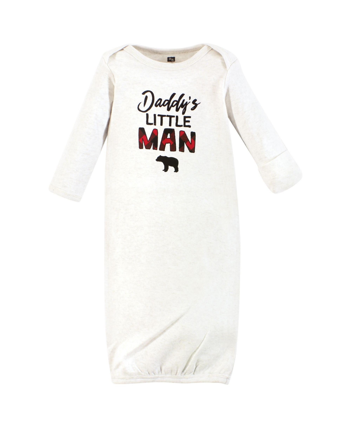 Hudson Baby Boys Gown, Swaddle Blanket and Cap or Headband