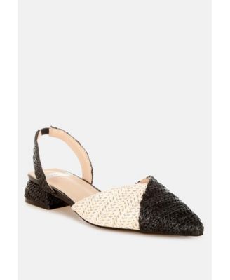 Womens Kinjay Pointy Toe Slingback Sandals