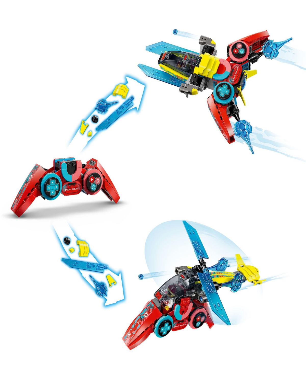 LEGO DREAMZZZ COOPER'S GAMING CONTROLLER JET BUILDING TOY 71489, 266 PIECES 