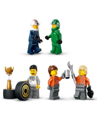 City F1 Truck with RB20 and AMR24 F1 Car Toys 60445, 1086 Pieces