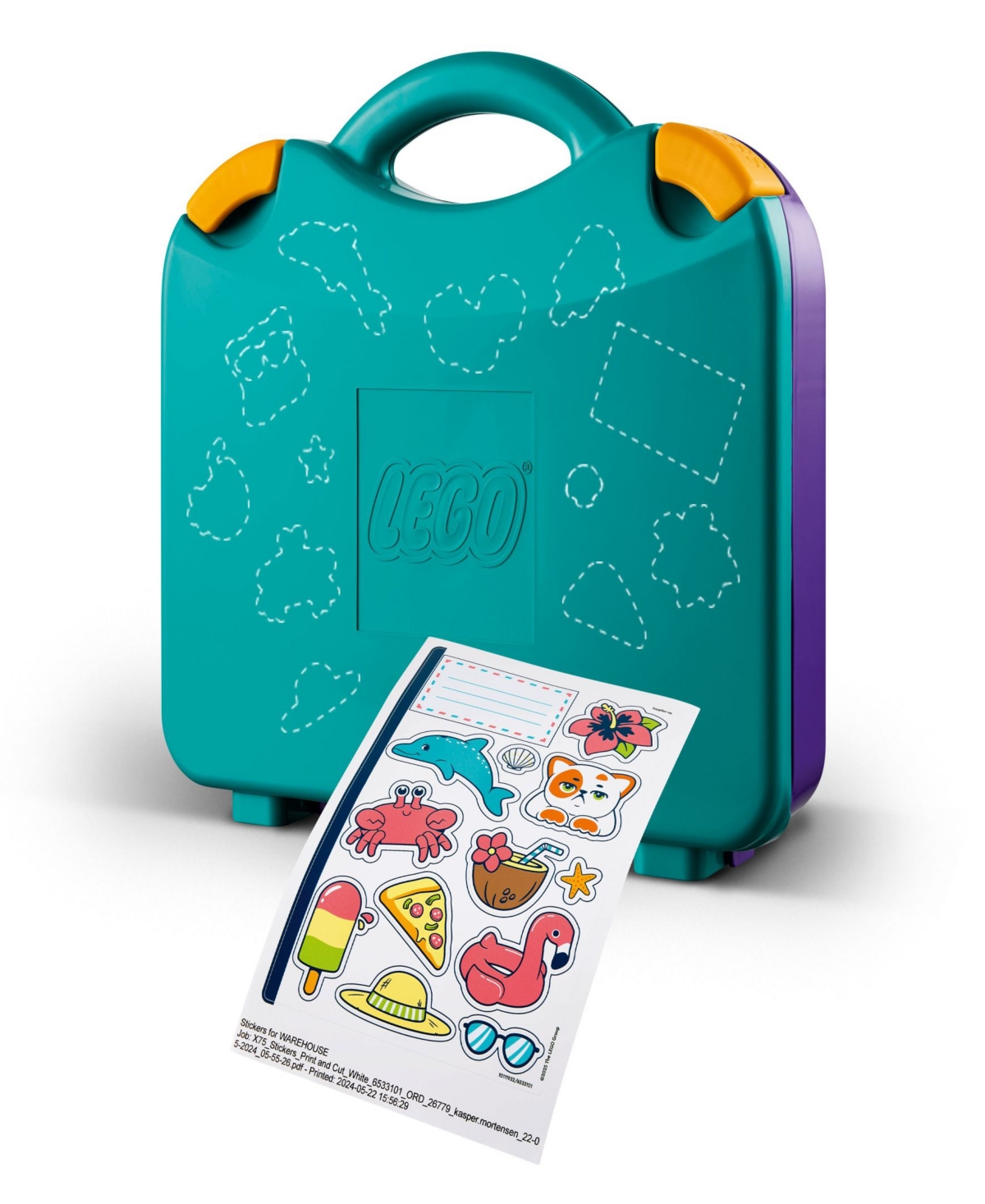 Lego Friends Creative Beach And Travel Suitcase Toy Building Set 42672, 188 Pieces In Multi Color
