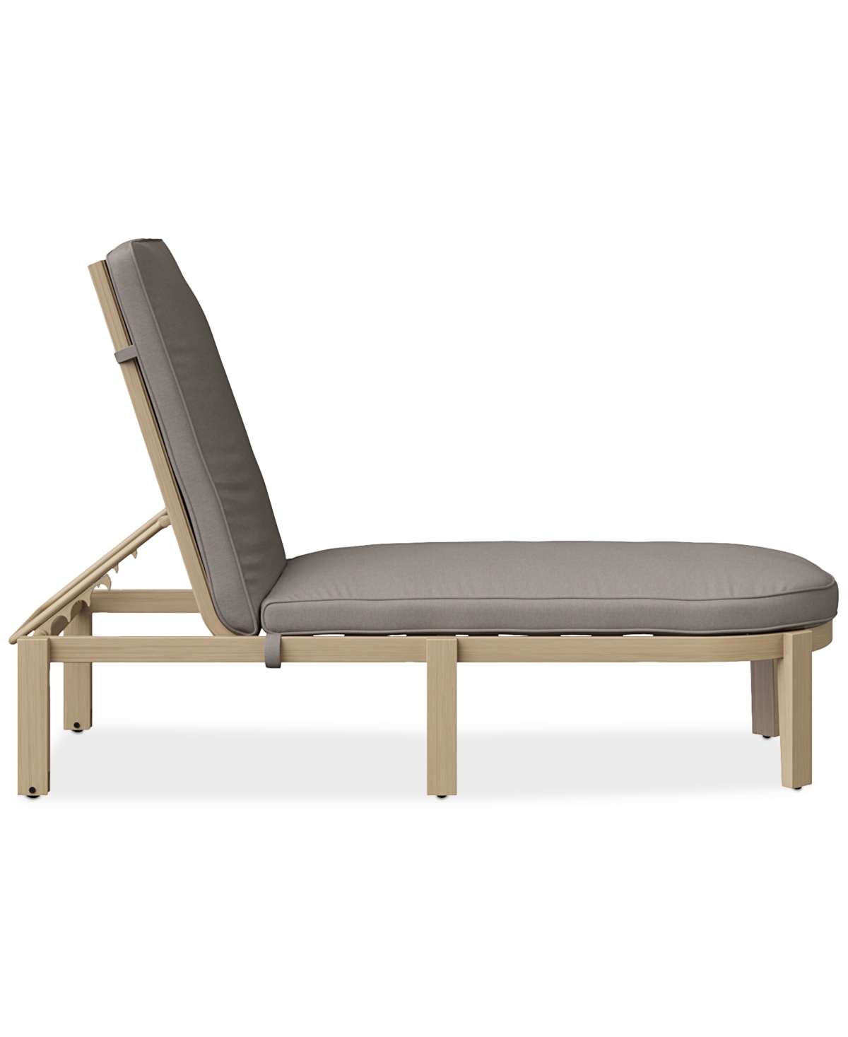 Shop Agio Reid Outdoor Chaise, Created For Macy's In Beige