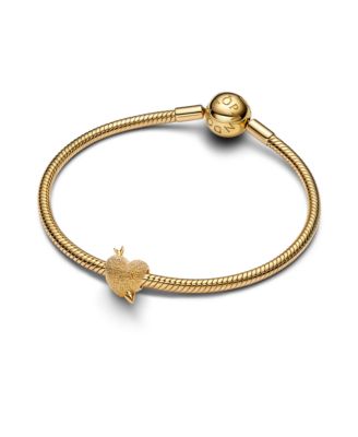 14K Gold Plated Cupid Heart Charms