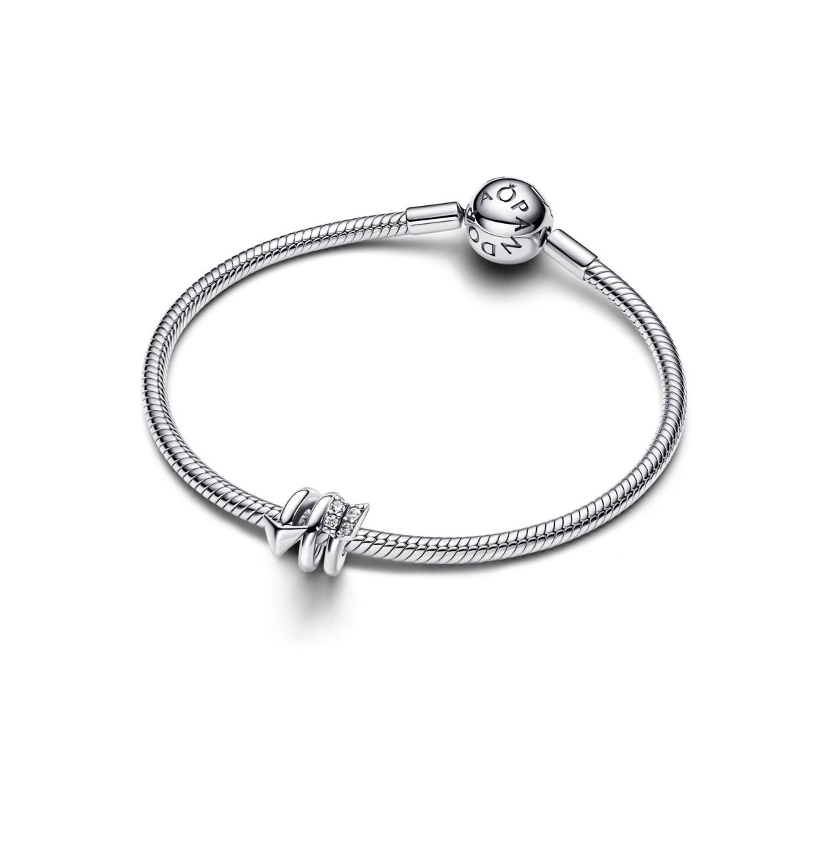 Pandora Sterling Silver Twisting Arrow Charms In Sterling Silver
