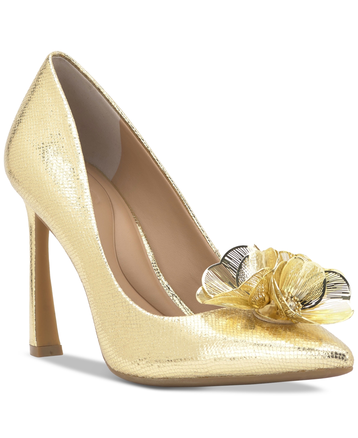 INC INTERNATIONAL CONCEPTS WOMEN'S KALEIA FLOWER PUMPS, CREATED FOR MACY'S 