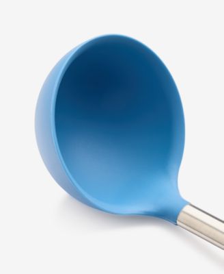 Stainless Steel Handle and Silicone Head Ladle
