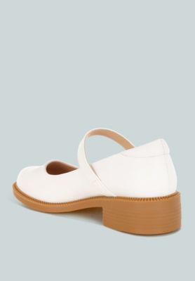 Womens Ejeta  Faux Leather Mary Jane Shoes