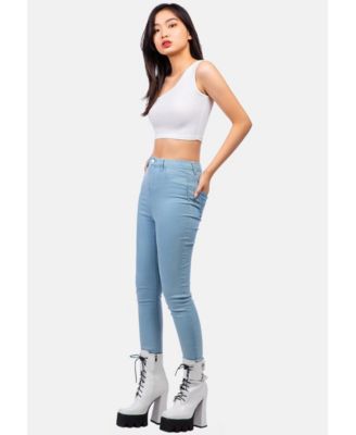 One Shoulder Knitted Crop Top