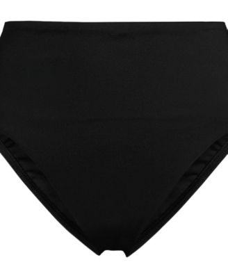 Plus Size Cheeky High Waisted Bikini Bottoms