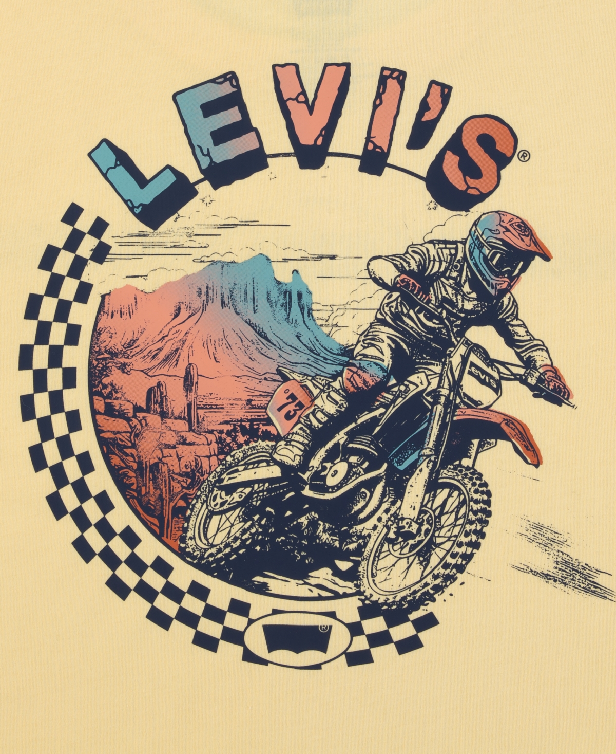 LEVI'S TODDLER & LITTLE BOYS DIRT BIKE T-SHIRT 