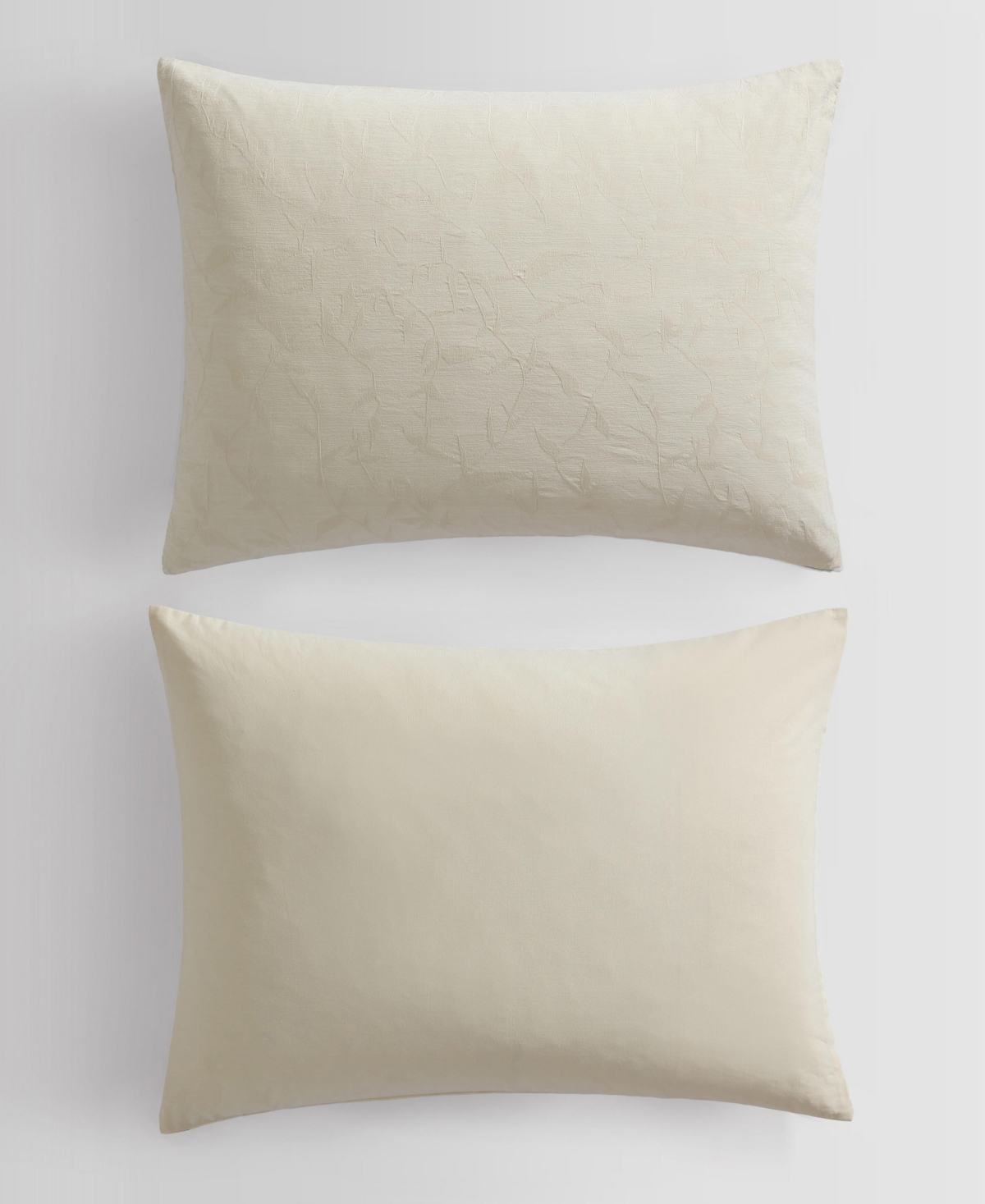 Calvin Klein Branching Leaves Cotton Jacquard 3-Pc. Comforter Set