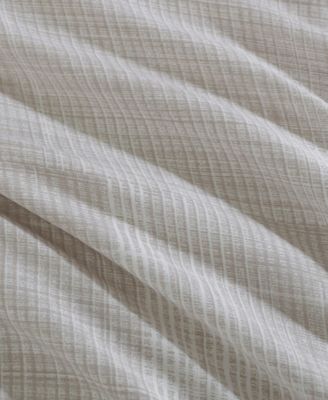 CLOSEOUT! Textural Rib Cotton Sateen 3-Pc. Comforter Set, Queen