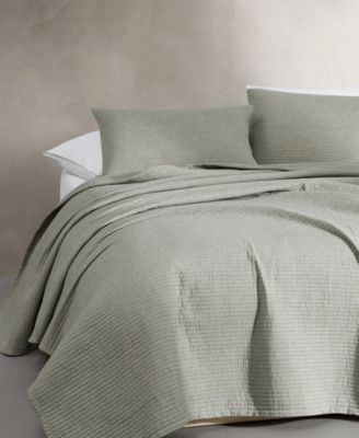 CLOSEOUT! Mini Channel Stitch Solid 3-Pc. Quilt Set, Queen