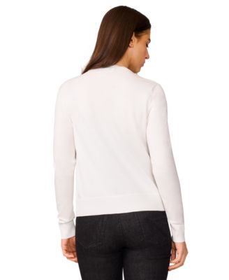 Petite Scallop Edge Cardigan Sweater