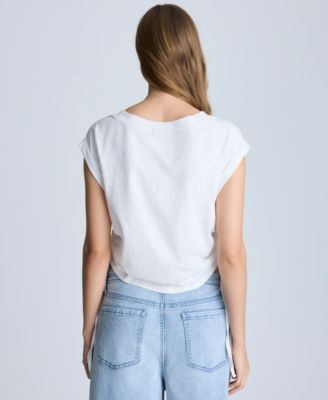 Women's Ruched Cropped Tank Top 