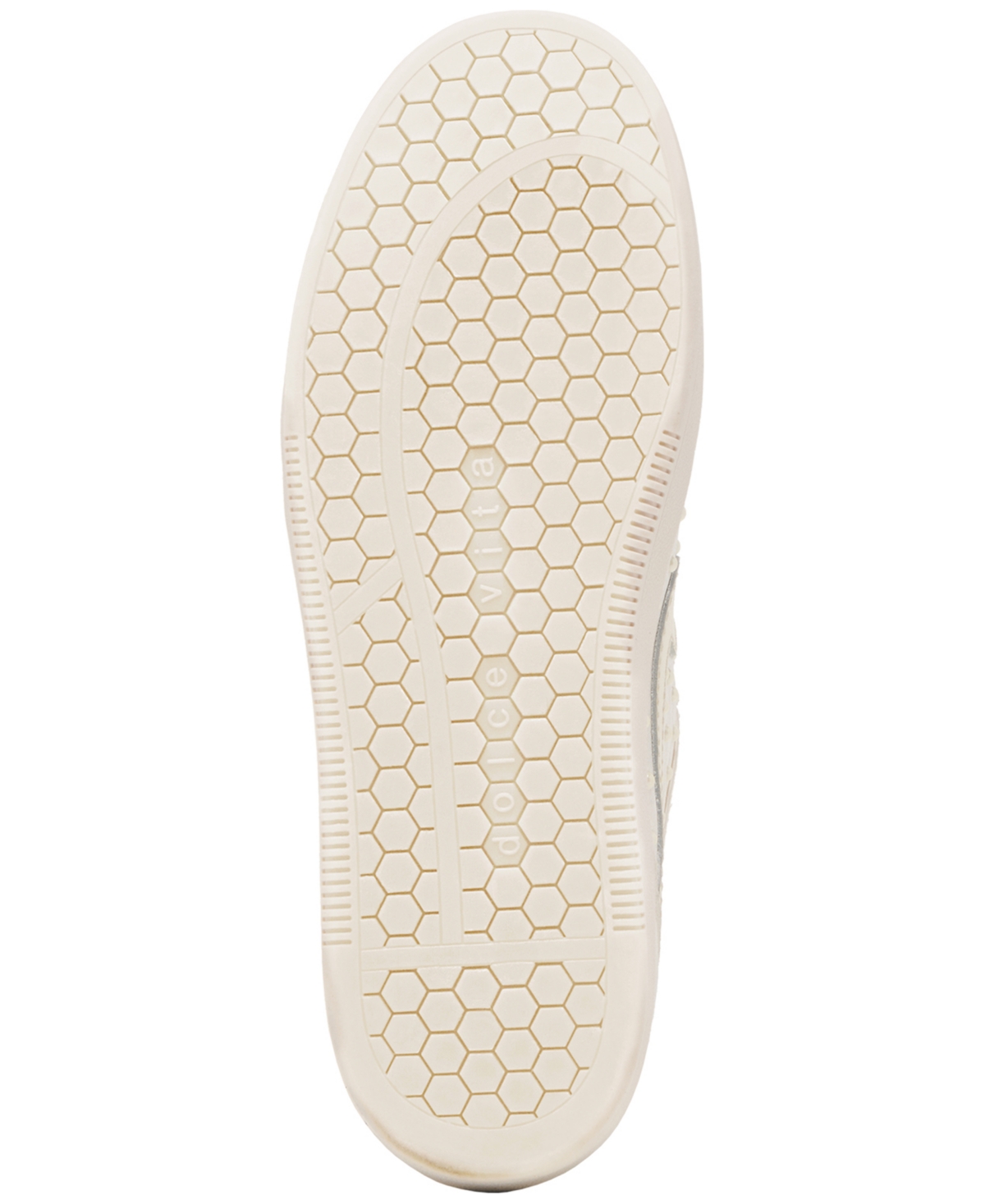 Dolce Vita Notice Sneaker In Off White Satin