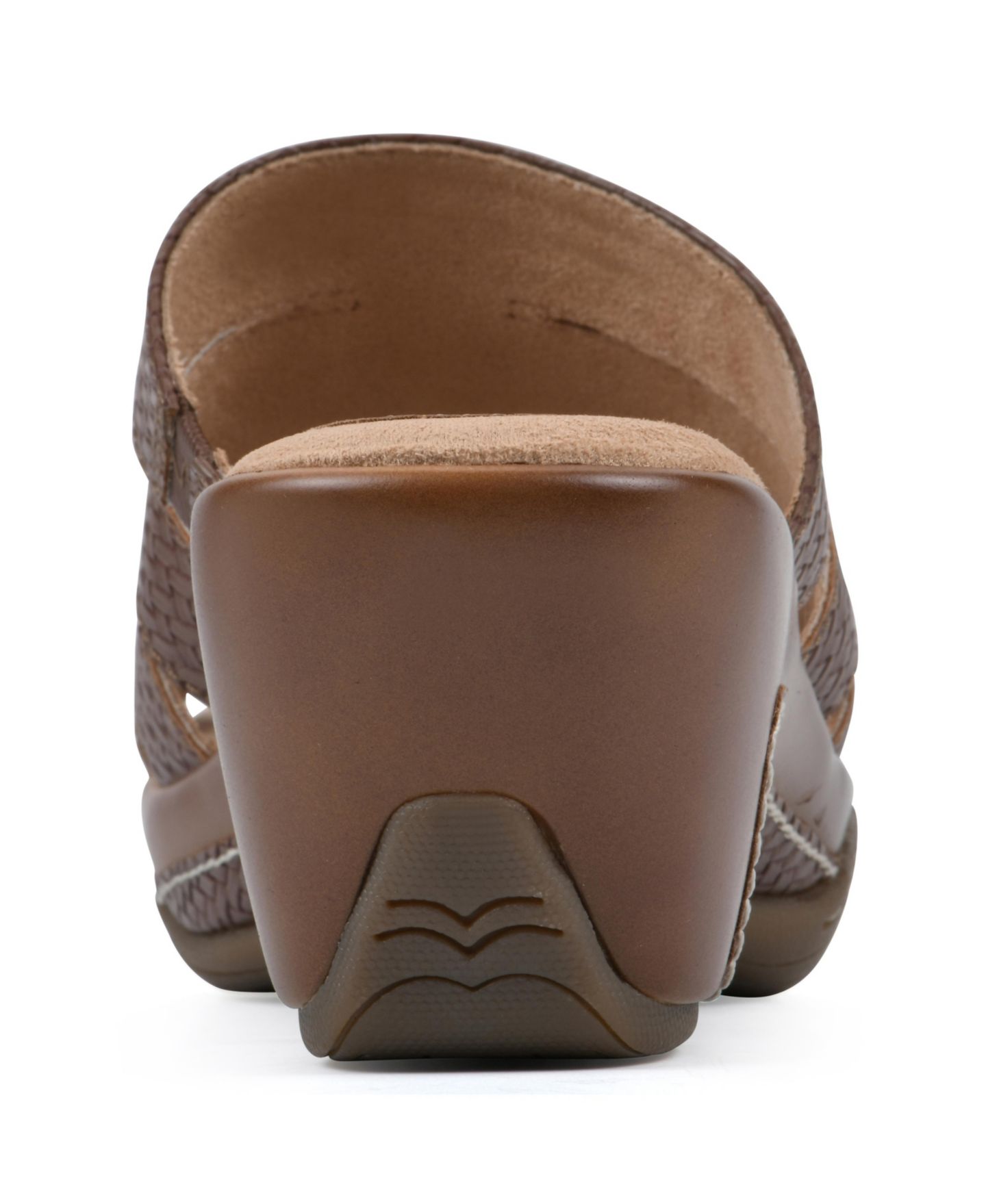 Женские сандалии White Mountain Valora Slip-On Clog, цвет: Коричневый — фото 3