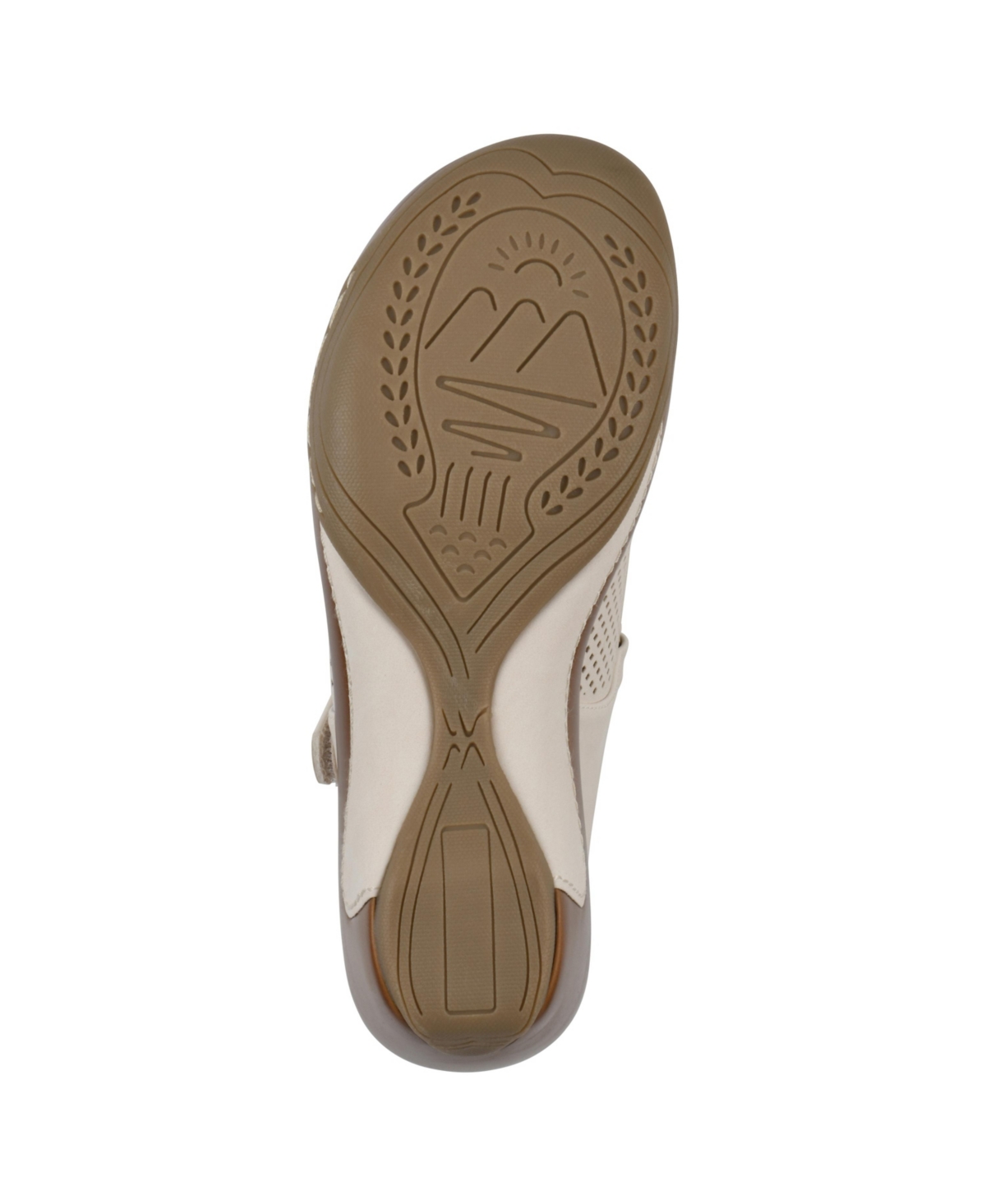 White Mountain Women's Vinto2 Mary Jane Clog Mules In Eggshell Sueded Smooth