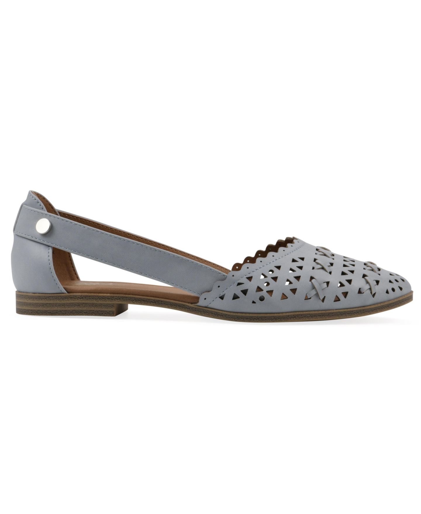 Женские балетки White Mountain Nobler Pointed Toe Flats, цвет: Синий малиновый гладкий — фото 2