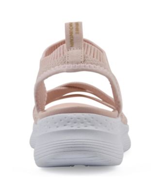 Women's Charry Round Toe Flat Sandals