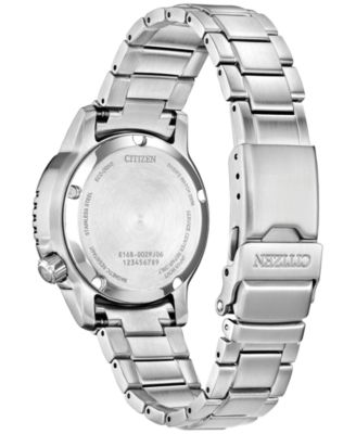 Women's Promaster Sea Dive 4 Silver-Tone Stainless Steel Bracelet Watch 36.5mm