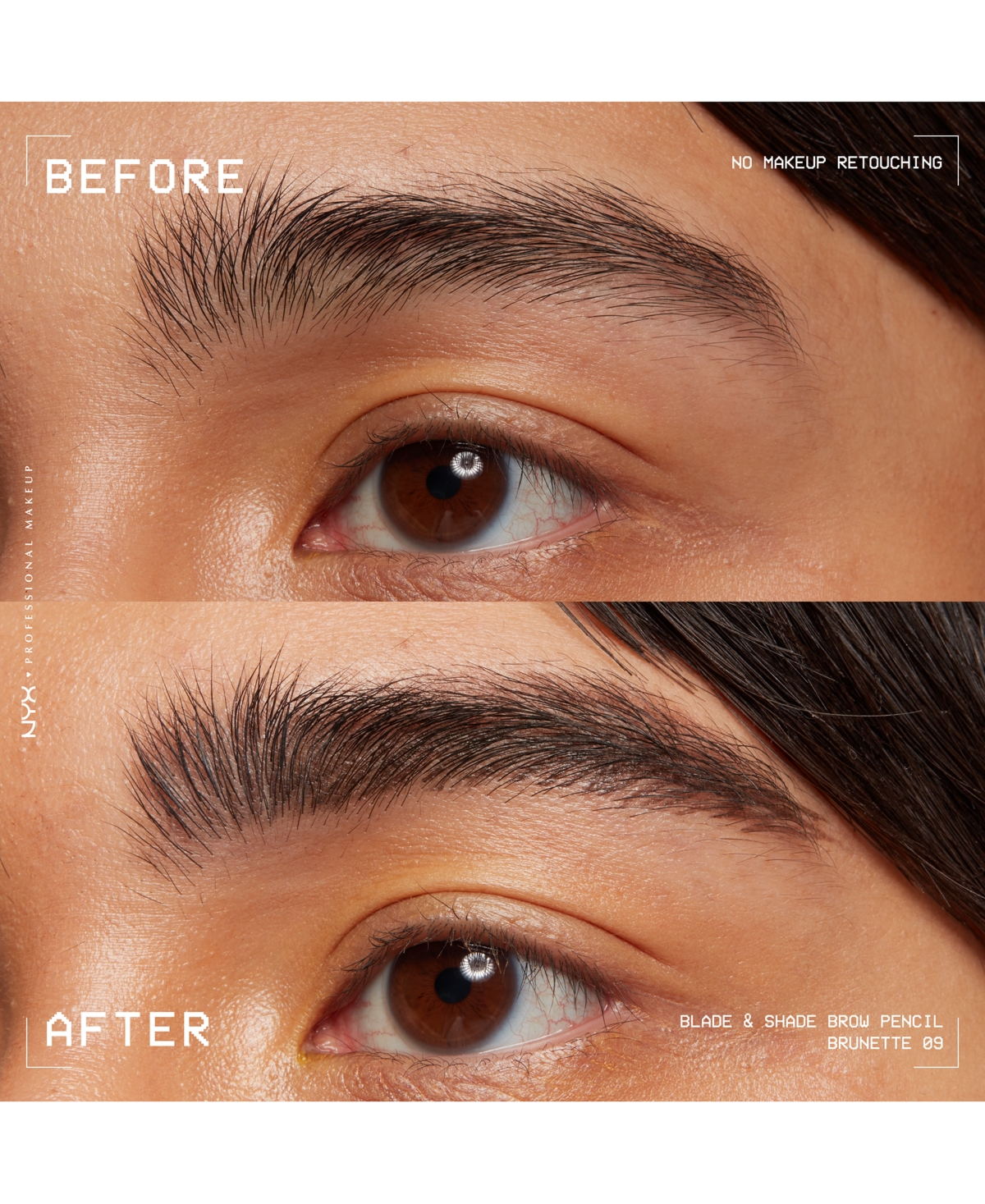 Nyx Professional Makeup Blade & Shade Brow Pencil In Brunette
