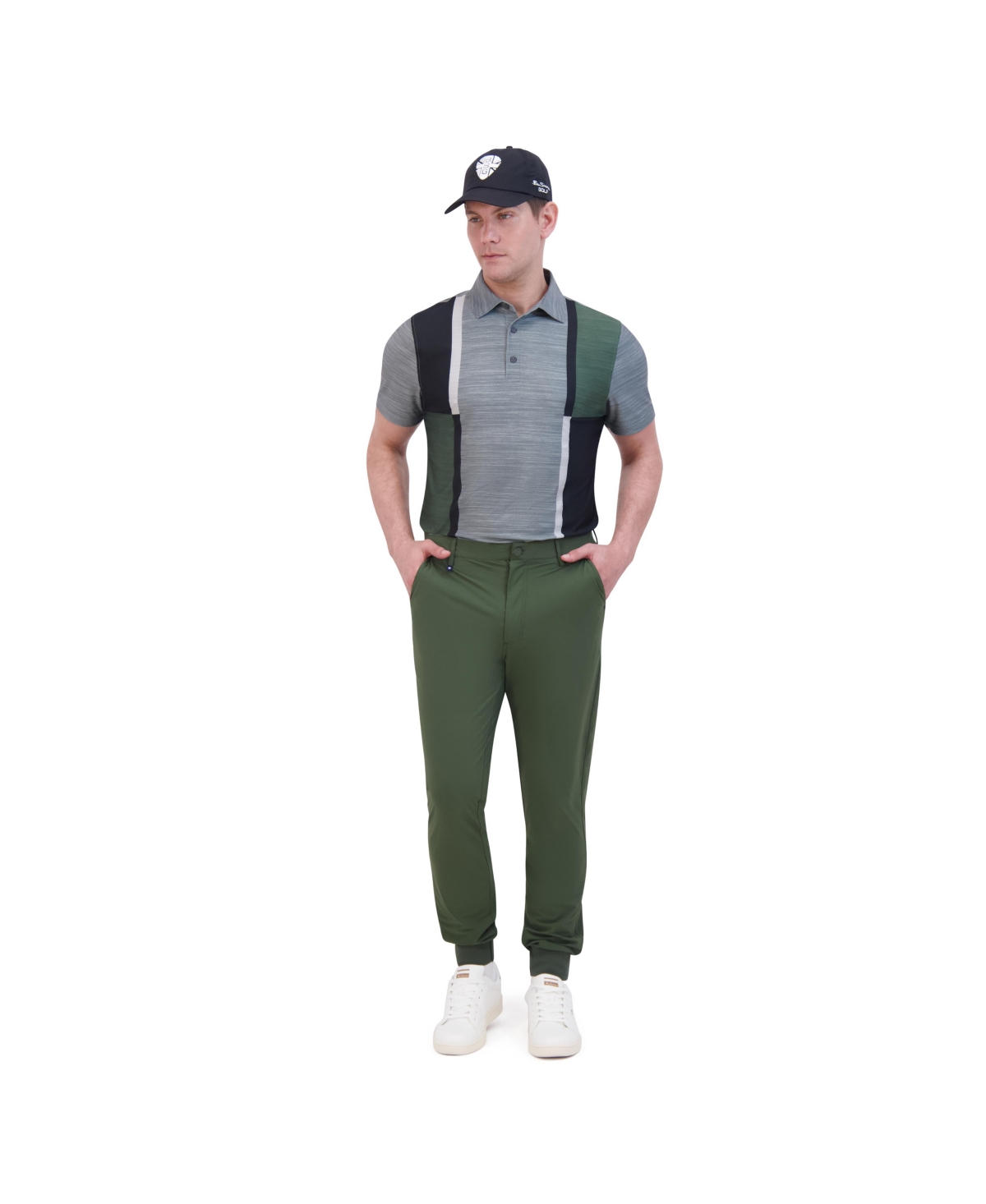 Ben Sherman Men's Sport 4way Stretch Tech Jogger Pants In Olive