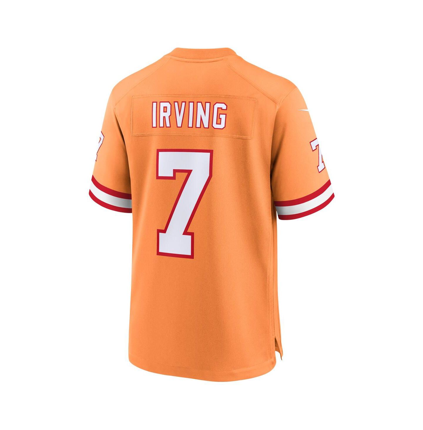 Мужской топ Nike Bucky Irving Orange Tampa Bay Buccaneers Alternate Game Jersey — фото 2