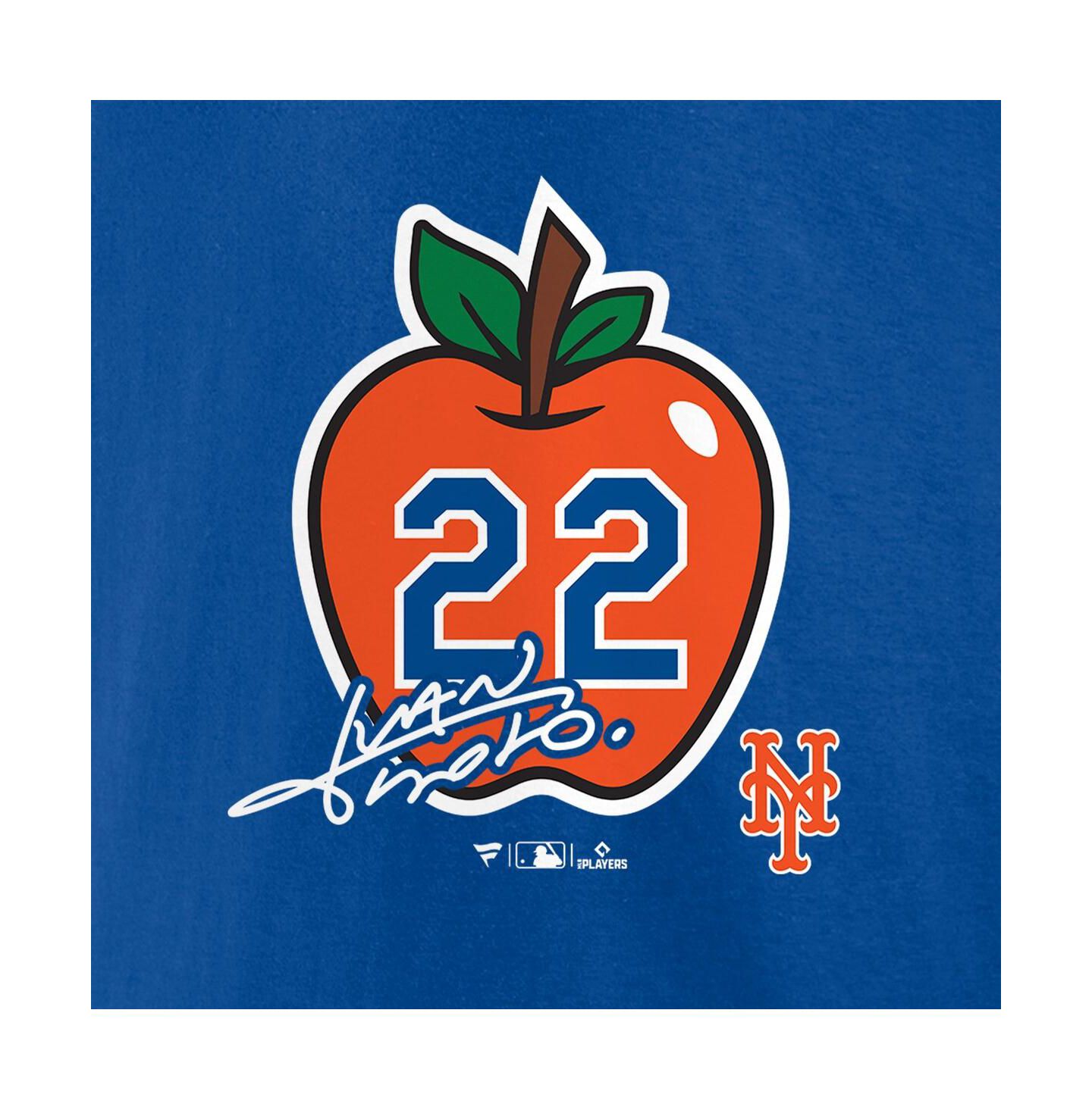 Мужская футболка Fanatics Juan Soto Royal New York Mets Player Number — фото 2