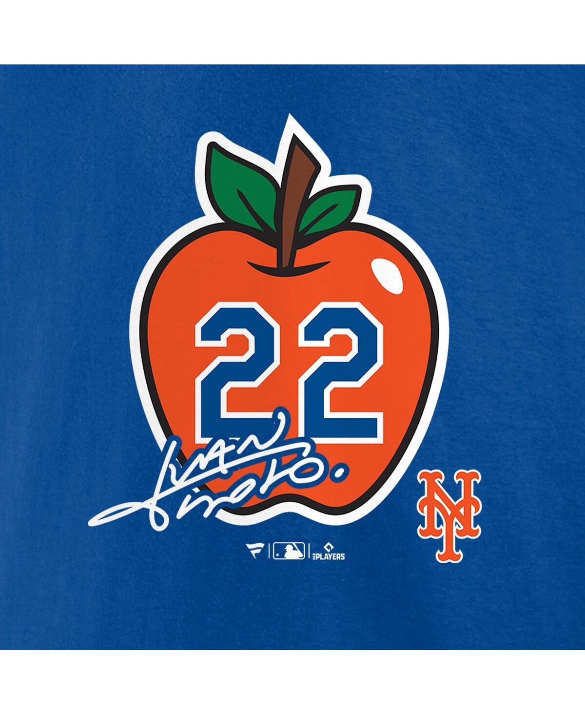 Fanatics Men's Juan Soto Royal New York Mets Player Number T-shirt In Royal
