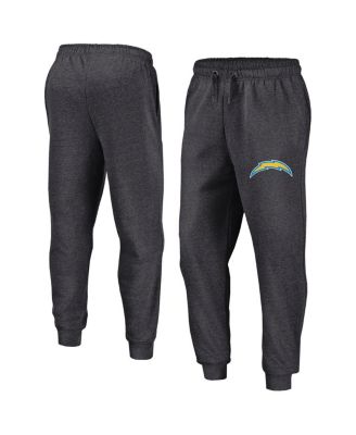 Fanatics - Men's Heather Charcoal Los Angeles Chargers Boost Fleece Joggers