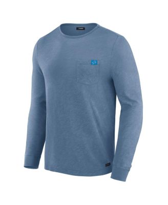Men's Royal Detroit Lions In-The-Pocket Long Sleeve T-Shirt