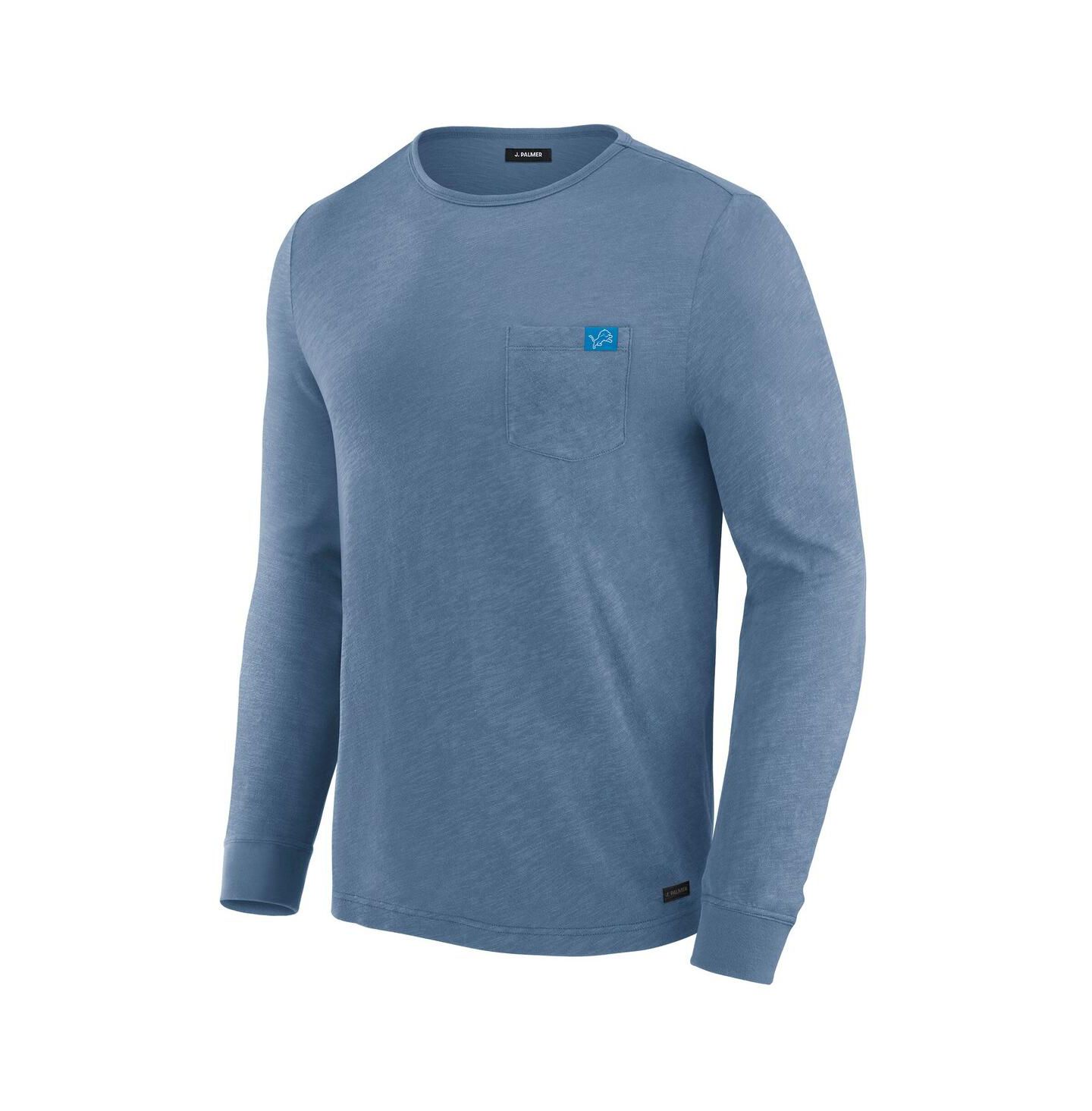 Мужская футболка J. Palmer Royal Detroit Lions In-The-Pocket Long Sleeve — фото 2