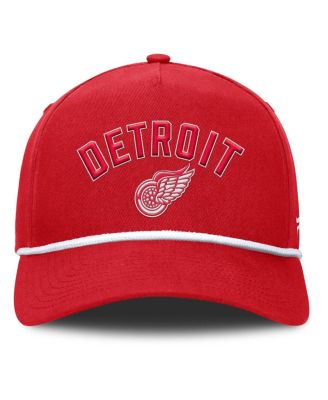 Men's Red Detroit Red Wings Decades Collection A-Frame Rope Adjustable Hat