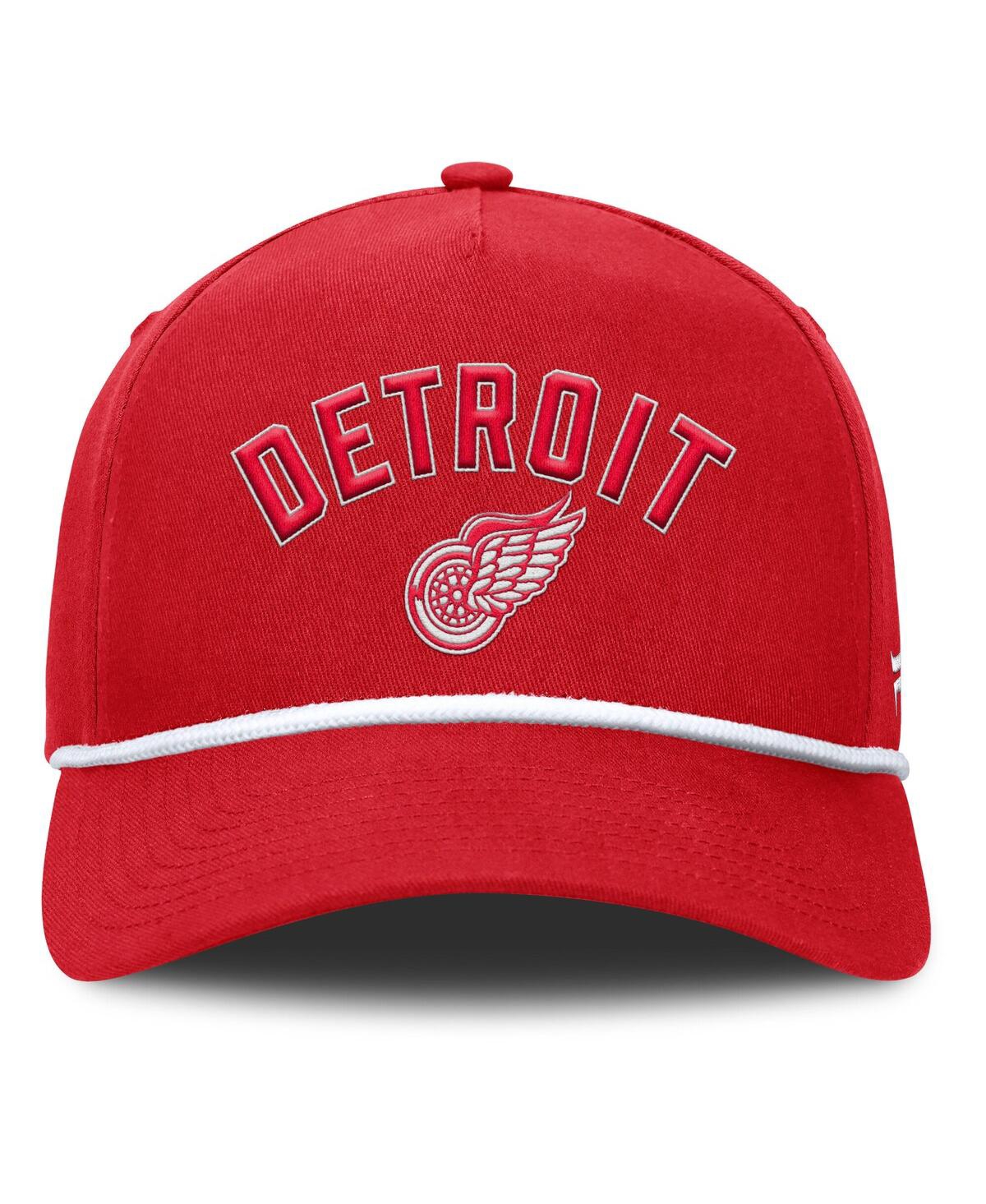 Fanatics Men's Red Detroit Red Wings Decades Collection A-frame Rope Adjustable Hat In Red