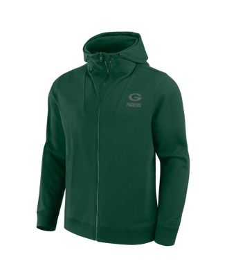 Men's and Women's Green Green Bay Packers Front Office Full-Zip Hoodie