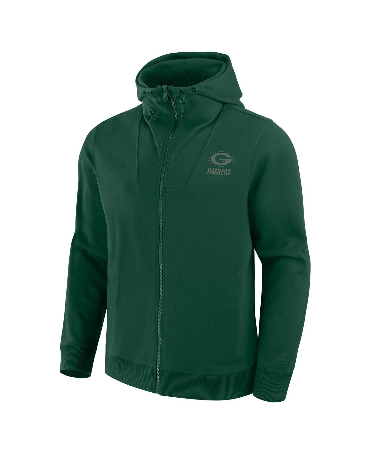 Fanatics Men's And Women's Green Green Bay Packers Front Office Full-zip Hoodie In Green