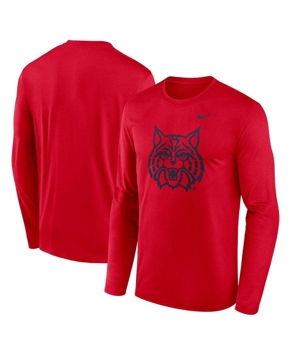 Nike Arizona Wildcats Alternate Logo  Men's College Long-sleeve T-shirt In Red