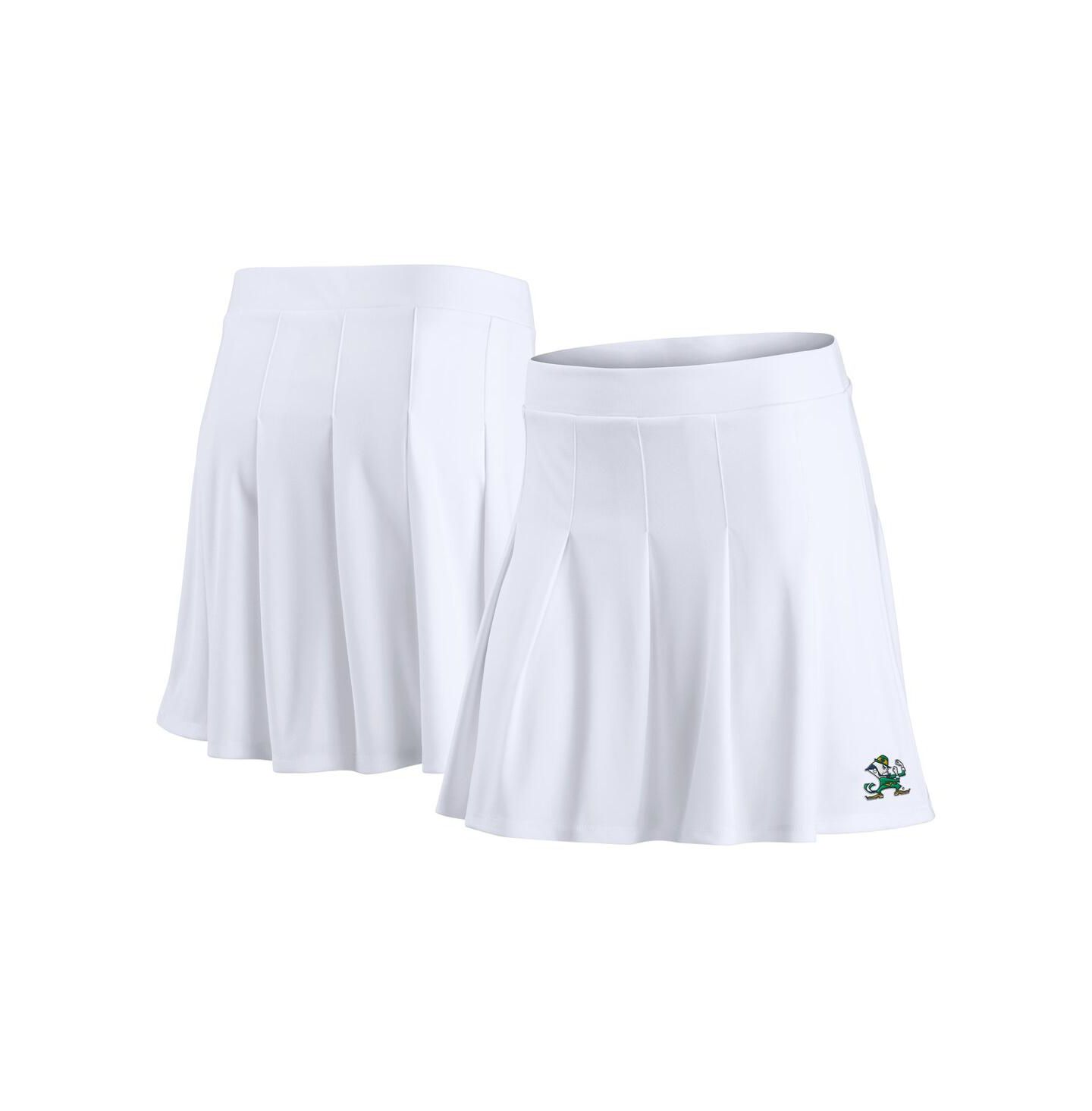 Женская юбка Fanatics White Notre Dame Fighting Irish Heritage Primary — фото 1