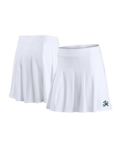 Женская юбка Fanatics White Notre Dame Fighting Irish Heritage Primary