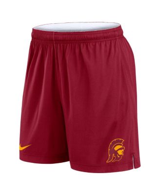 Men's White/Cardinal USC Trojans Primetime Reversible Performance Shorts