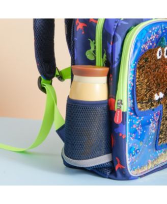 Toddler Dinosaur Backpack Reversible Sequins