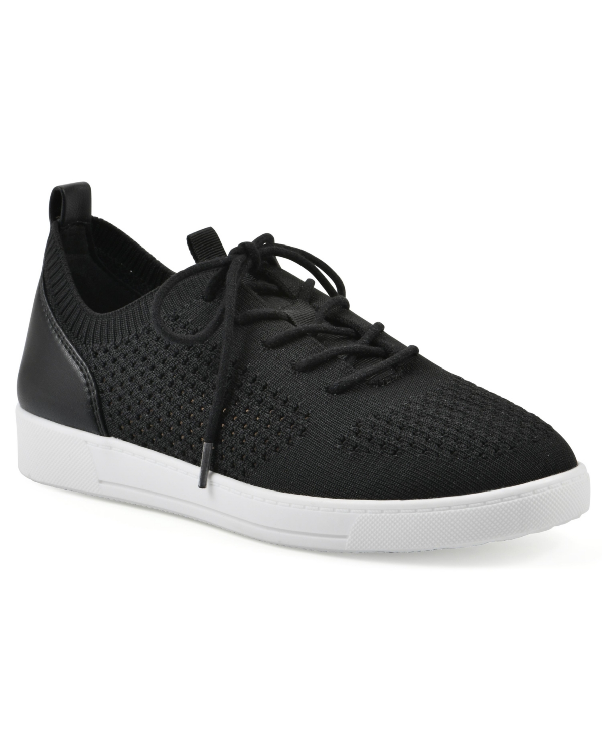 Women's Upscale Slip-On Sneakers - Navy Fabric