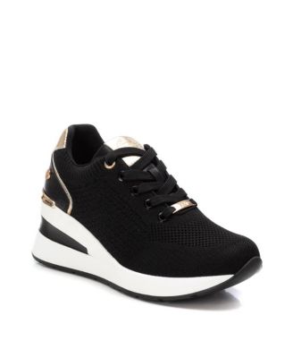 Women's Wedge Lace-Up Sneakers By XTI