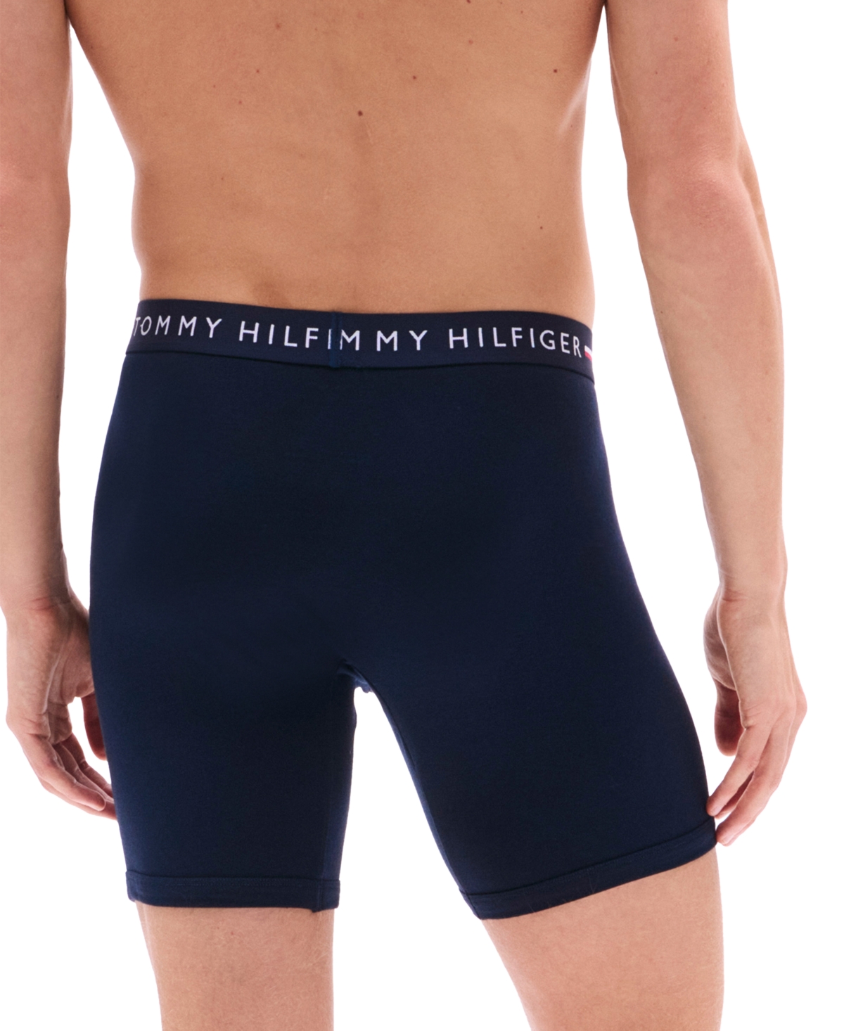 Tommy Hilfiger Men's 3-pack All Day Comfort Boxer Briefs In Desert Sky,grey Heather,desert Sky