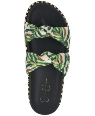 Women's Caralyna Rhinestone Knotted Footbed Sandals