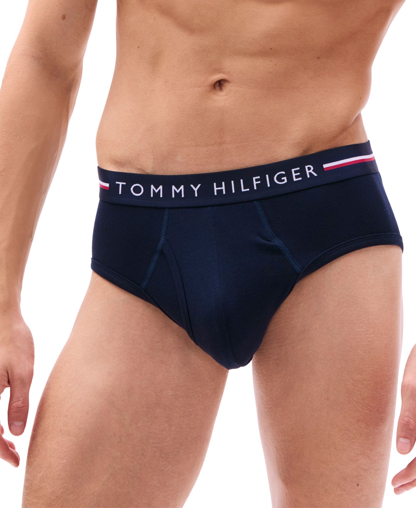 Трусы-брифы Comfort для мужчин, 3 шт. — Tommy Hilfiger, цвет: Пустынный небесно-голубой / Серый меланжевый — фото 5