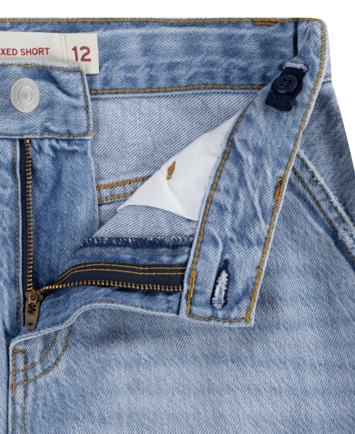 LEVI'S BIG BOYS DENIM CARGO SHORTS 