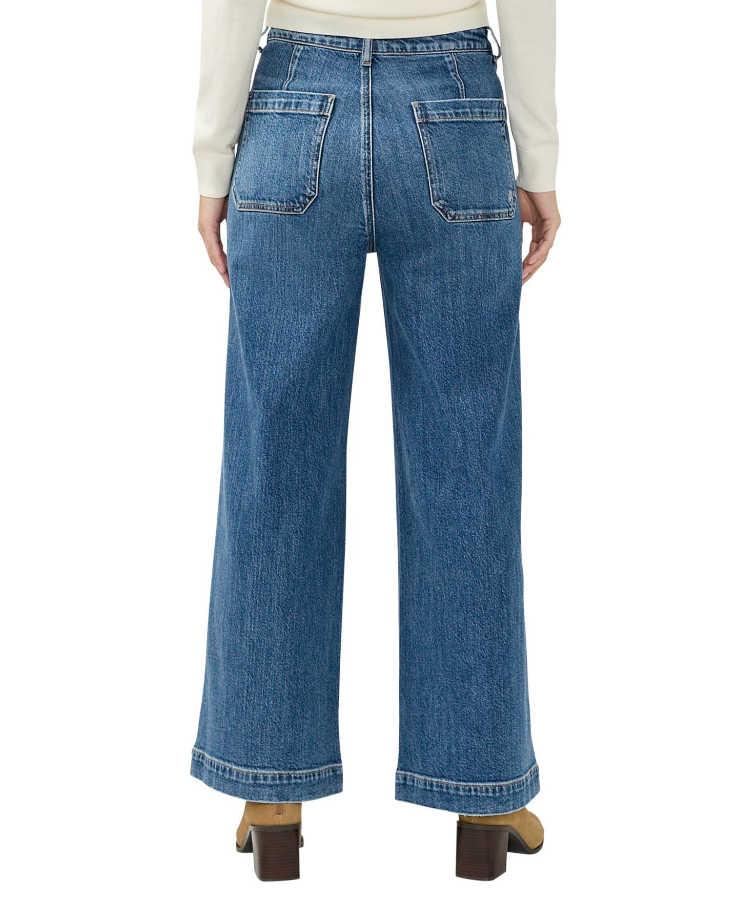 Женские джинсы Silver Jeans Co. 70s High Rise Wide Leg, цвет: Индиго — фото 2